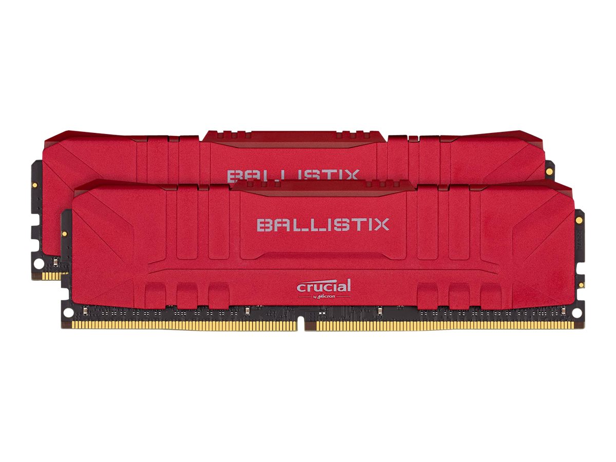 Ballistix - DDR4 - kit - 32GB: 2 x 16GB - DIMM de 288 contactos - 3000 MHz / PC4-24000 - sin búfer RED