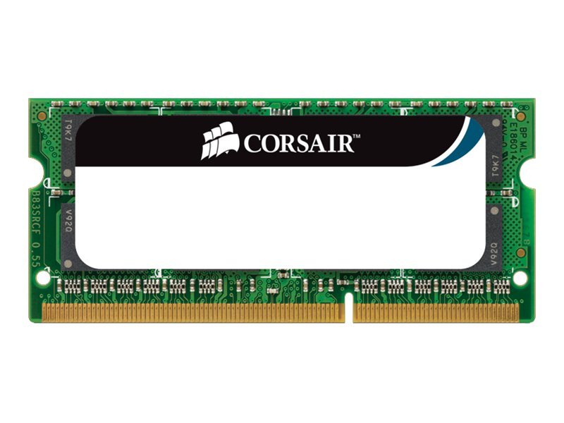 CORSAIR Mac Memory - DDR3 - kit - 8GB: 2 x 4GB - SO DIMM de 204 espigas - 1066 MHz / PC3-8500 - sin búfer