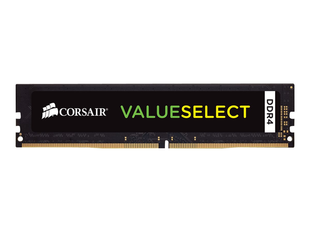 CORSAIR Value Select - DDR4 - módulo - 8GB - DIMM de 288 contactos - 2400 MHz / PC4-19200 - sin búfer
