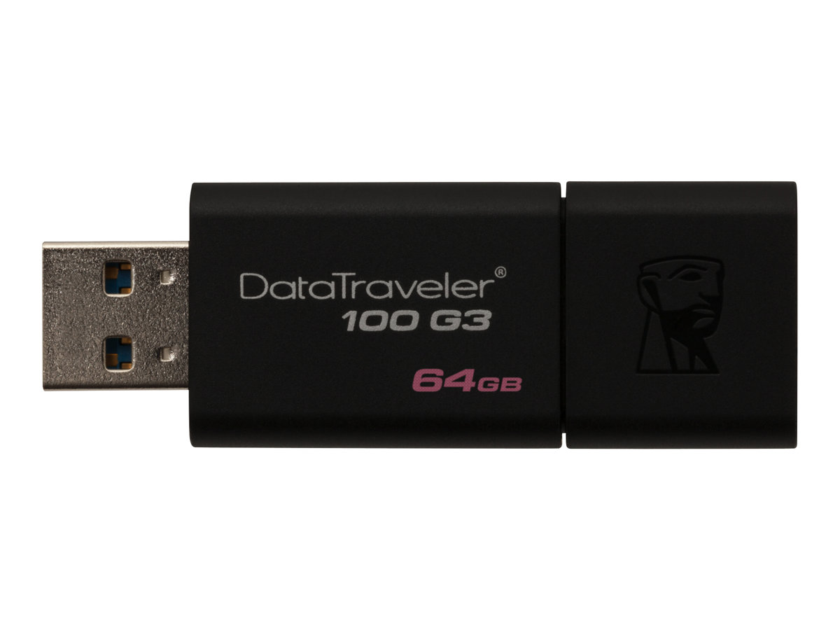 Kingston DataTraveler 100 G3 - unidad flash USB - 64GB