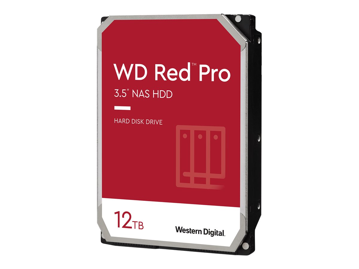 WD Red Pro NAS Hard Drive WD121KFBX - disco duro - 12TB - SATA 6Gb/s