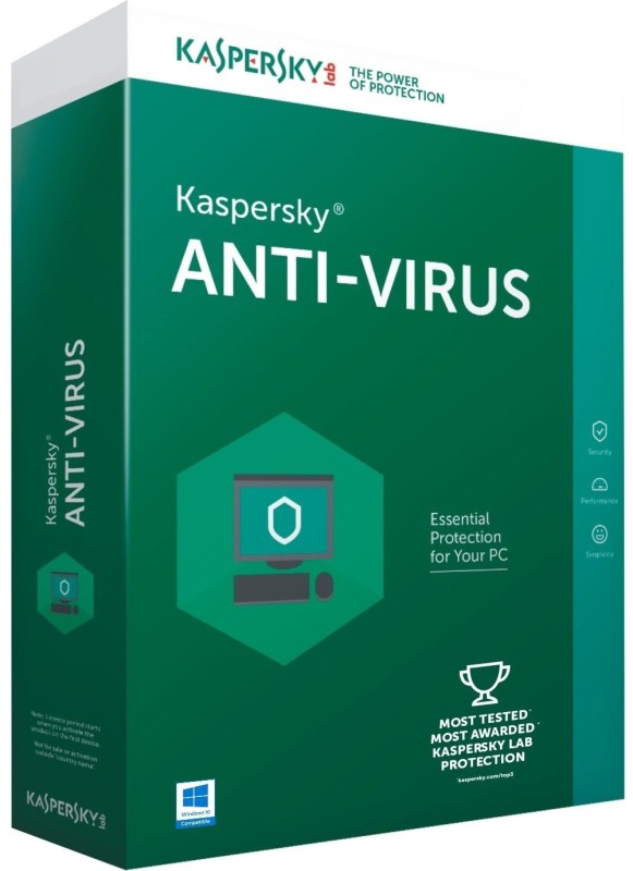Kaspersky Anti-Virus 2017 - renovación de licencia de suscripción (1 año) - 3 PC